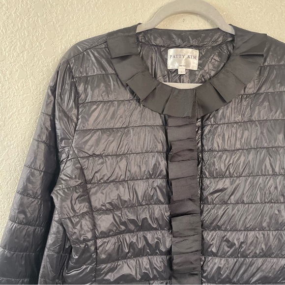 Patty Kim Grosgrain Trim Puffer - Picture 4 of 9